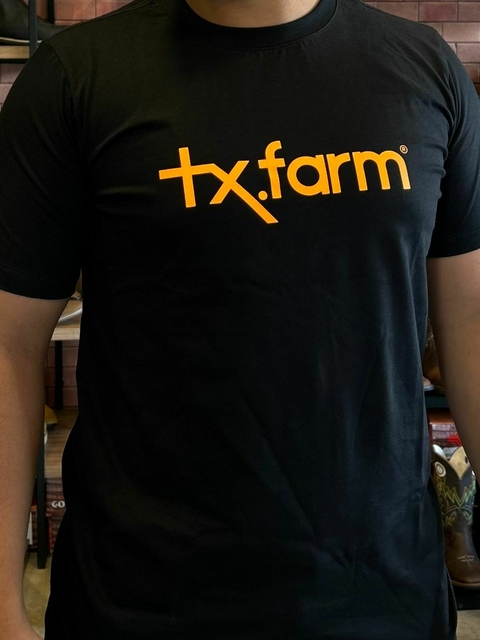 CAMISETA MASCULINA TEXAS FARM - CM258 - PRETO