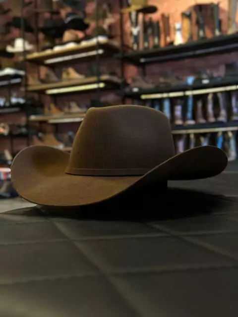 Mundial Americano Galante Marrom Lã Canoado 892