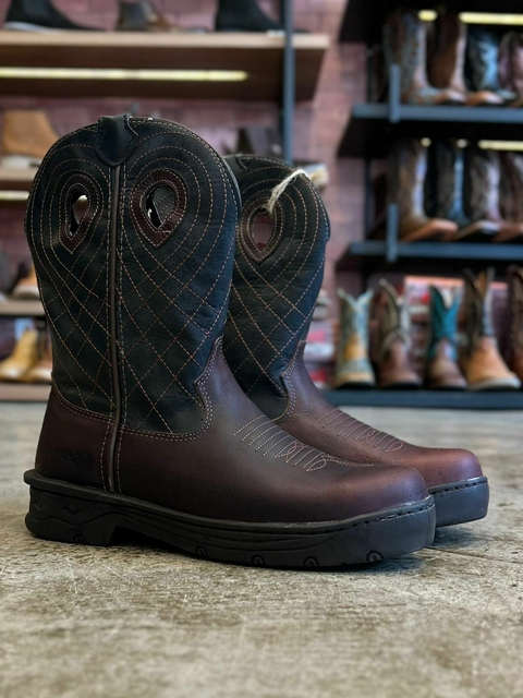 Bota Masculina Goyazes Head Brown Couro Legítimo 249402-CE