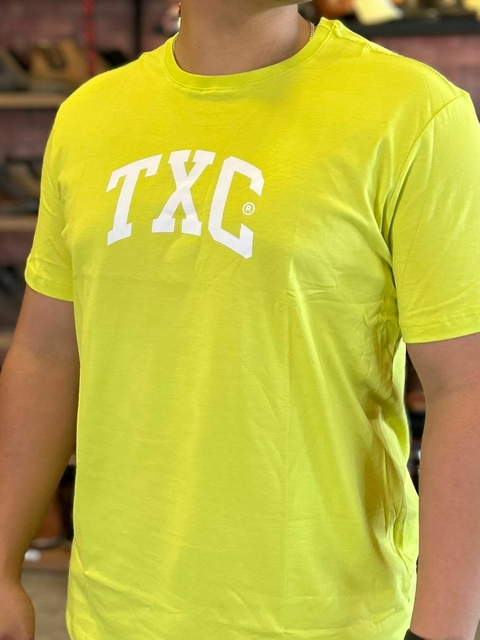 Camiseta TXC Regular Bordado Amarelo Fluor 19737
