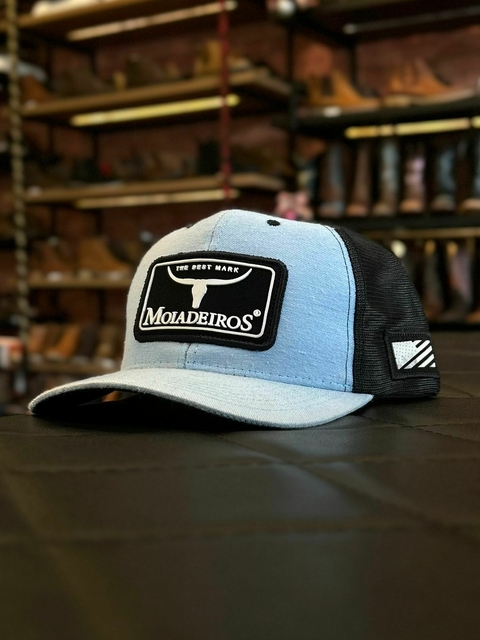 Boné Moiadeiros Preta/Azul BM2325