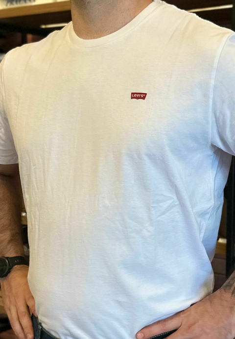 Camiseta Levis Masculina Branca - comprar online
