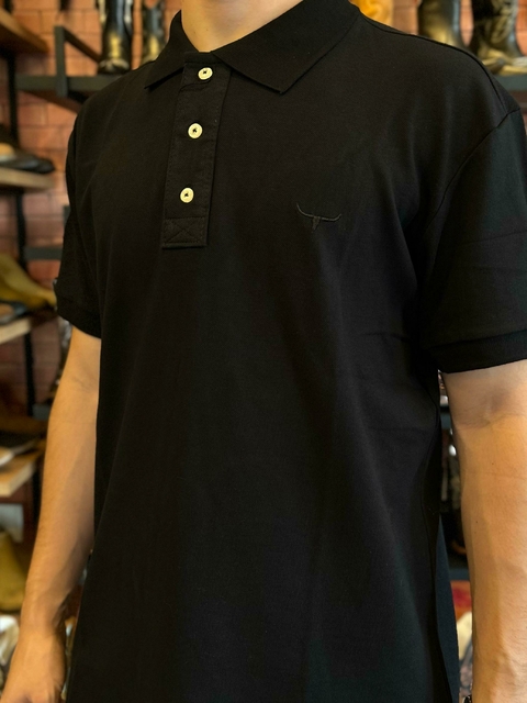 Camisa Polo Moiadeiros Masc Preto CPM1999 - comprar online