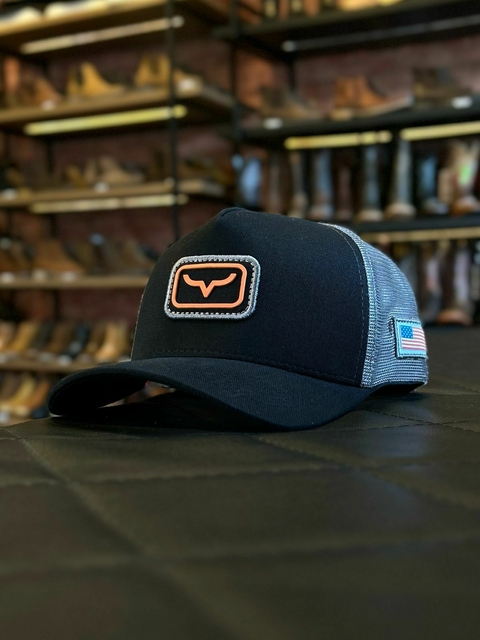 Boné Caipira Prime Preto com Cinza - comprar online