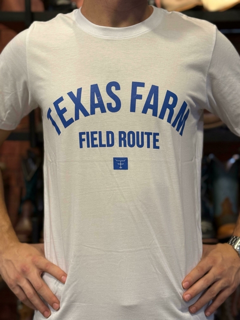 CAMISETA MASCULINA TEXAS FARM - CM136 - BRANCO - comprar online