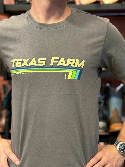 CAMISETA MASCULINA TEXAS FARM - CM529 - CINZA MEDIA - comprar online