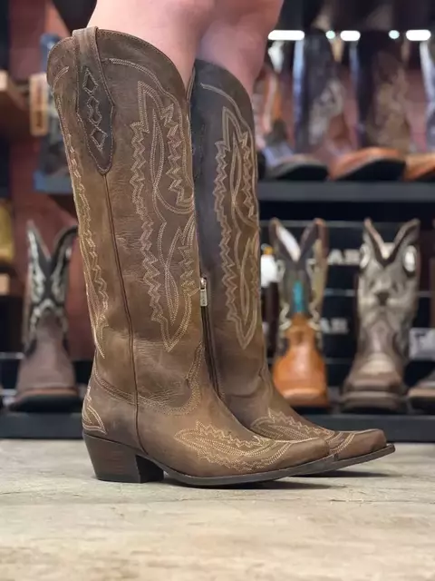 Bota Feminina Vimar Boots Fossil Castanho 10241 - comprar online
