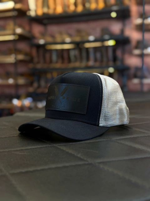 Boné Caipira Prime Preto com Bege - comprar online