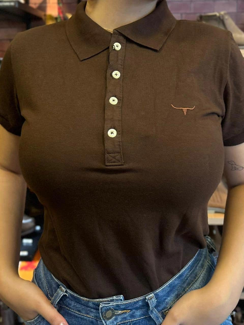 Polo Moiadeiros Fem Cor Café CPF55 - comprar online
