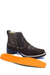 Botina Feminina Zebu Café Couro Legítimo 71015 - BotinasMG