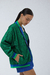 Bomber Kelly - Azul y verde - comprar online