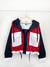 Rompeviento Tokio rojo (azul y blanco)