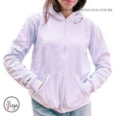 Moletom com Zíper- BALLET- Nas Pontas - Nas Pontas - Loja de Produtos de Ballet e Dança
