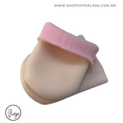 Ponteira de malha com gel ROSA - recortável na internet
