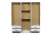 Placard Ricchezze Tana 6 puertas 4 cajones en internet