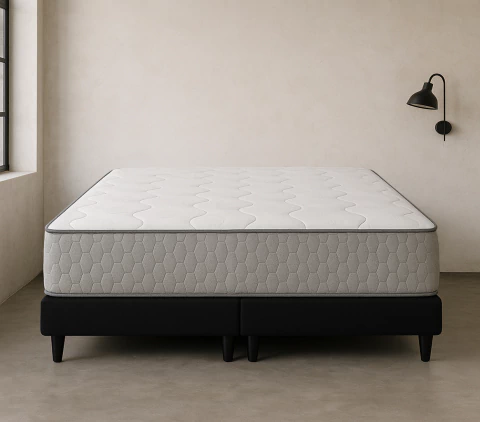 Conjunto F.A. Titanium Espuma AG Alta Densidad Queen - comprar online