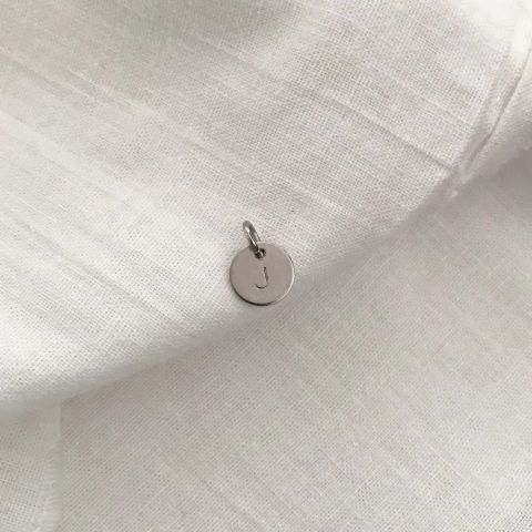 Dije Circle Personalizado Plateado - comprar online