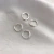 Argollas Lupe Blancas (1,2cm) - comprar online
