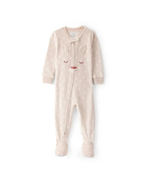 Carter´s Osito Pijama Plush Cierre Ciervo
