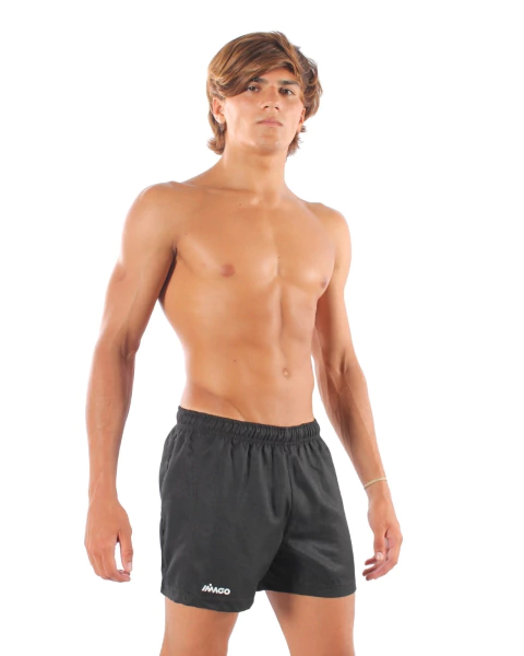 Short Rugby Liso Negro - Imago - comprar online