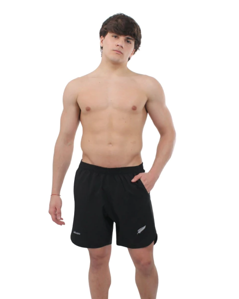 Short Training Curve Nueva Zelanda - Negro - comprar online
