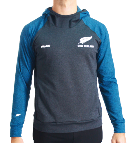 Buzo NUEVA ZELANDA Azul y Gris