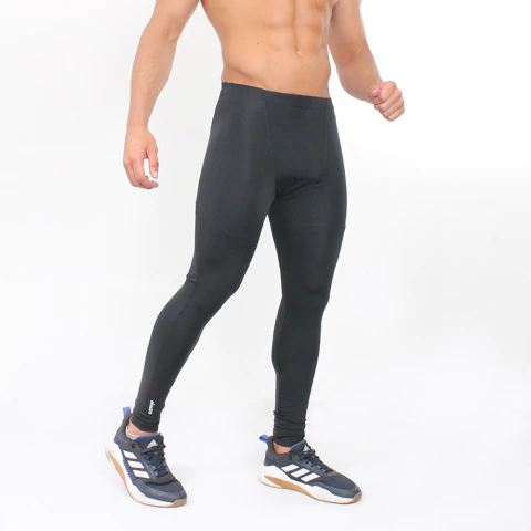 Calza Térmica Larga Negra Hombre - comprar online