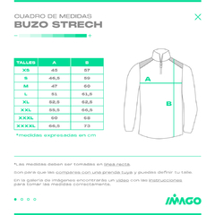 Buzo Medio Cierre Stretch Elastizado All Blacks #405 - Imago Deportes
