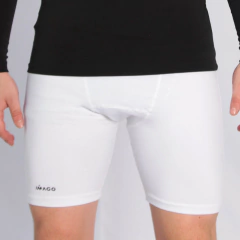 Calza Térmica Corta Blanca Hombre