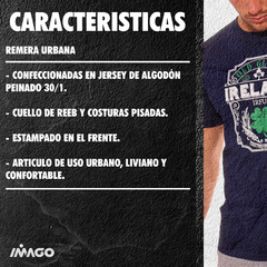 Remera Algodon Irlanda Irish Label - Imago Deportes