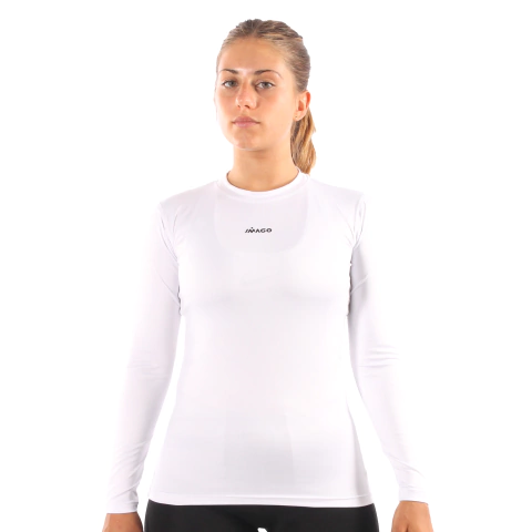 Camiseta Térmica Manga Larga Blanca Mujer - comprar online