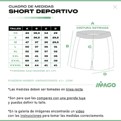 Short entrenamiento Springboks #520 - Imago Deportes