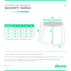 Short Blues Niños #125 - Imago Deportes