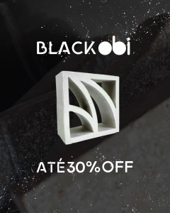 Cobogó Margem - Pintado (Black)