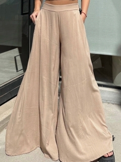 Palazzo pollera Cartagena lino spandex - comprar online
