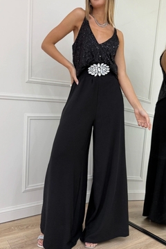 Conjunto Ambar pailettes + Cartagena crepe negro en internet