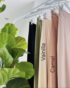 Conjunto muscu Ambar + Palazzo pollera Cartagena LINO en internet