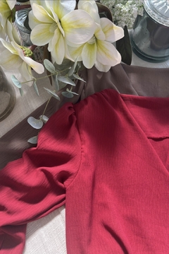 Imagen de Conjunto Blusa cruzada + Palazzo pollera Cartagena crepe