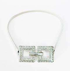 Cinto cuadrados strass en internet