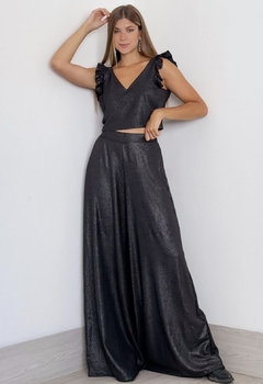 Conjunto Top + Cartagena foil negro en internet