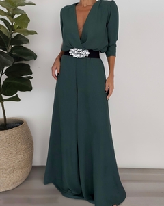Conjunto Blusa cruzada + Palazzo pollera Cartagena crepe en internet