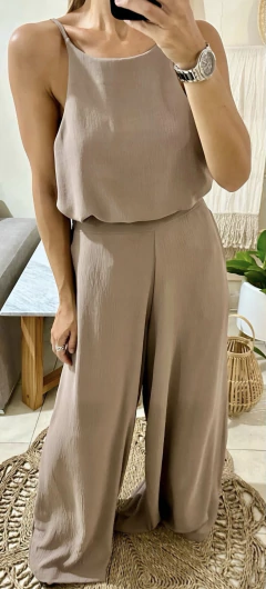 Conjunto Ambar + Cartagena crepe Vison oscuro - comprar online