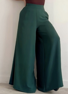 Imagen de Palazzo pollera Cartagena Verde inglés FW25