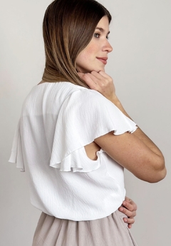 Blusa Aime crepe foil en internet