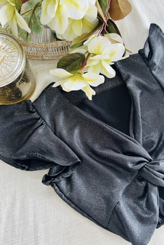Blusa Aime crepe foil - Lola Dots 