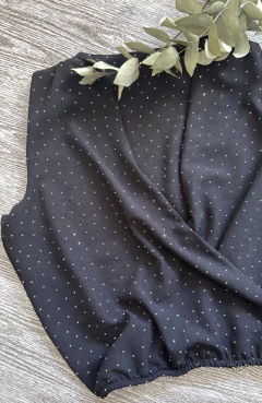 Blusa cruzada strass en internet