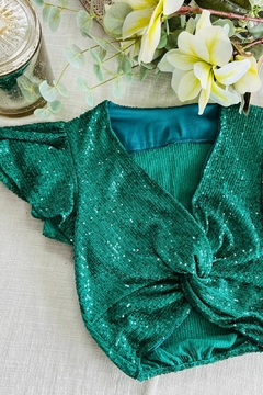 Blusa Aime pailettes en internet