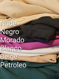 Blusa cruzada crepe sin mangas en internet