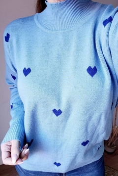 Sweater corazones en internet