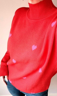 Sweater corazones - comprar online